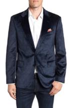 Men's Robert Graham Barton Tailored Fit Sport Coat - Blue