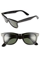 Men's Ray-ban 'classic Wayfarer' 50mm Sunglasses - Black/ Green