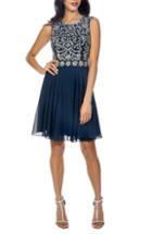 Women's Lace & Beads Memphis Fit & Flare Dress