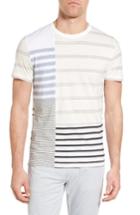 Men's French Connection Patchwork Stripe T-shirt