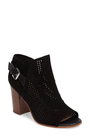 Women's Sam Edelman Easton Perforated Open Toe Bootie