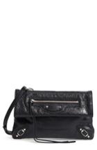 Balenciaga Classic Mini Envelope Crossbody Bag - Black
