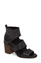 Women's Lucky Kabott Block Heel Sandal .5 M - Black
