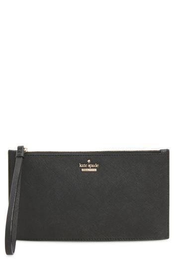 Women's Kate Spade New York Cameron Street Ariah Leather Wristlet - Black