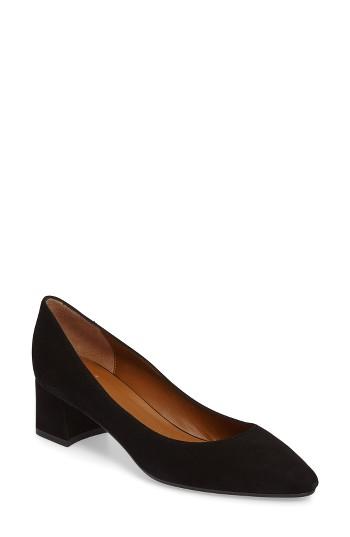 Women's Aquatalia 'pheobe' Weatherproof Almond Toe Pump M - Black