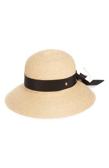 Women's Helen Kaminski Newport Raffia Straw Hat - Beige