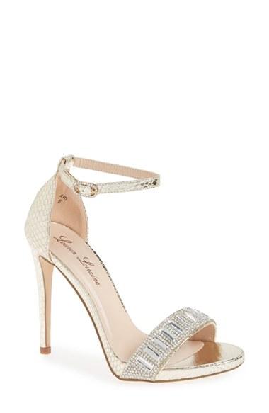 Women's Lauren Lorraine 'ari' Sandal .5 M - Metallic