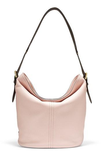 Cole Haan Loralie Pebbled Leather Bucket Hobo - Pink