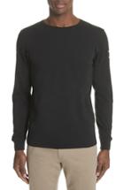 Men's Saturdays Nyc Reverse Print Long Sleeve T-shirt - Black