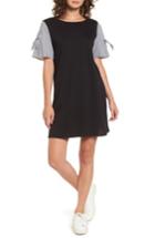 Women's Socialite Poplin Sleeve Knit Dress