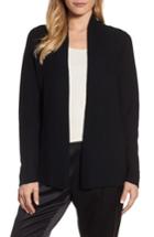 Women's Eileen Fisher Organic Cotton Cardigan, Size - Black