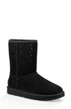 Women's Ugg Classic Short Stargirl Bootie M - Black