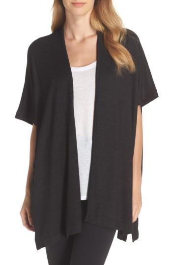 Women's Natori Retreat Sweater Knit Cardigan - Black