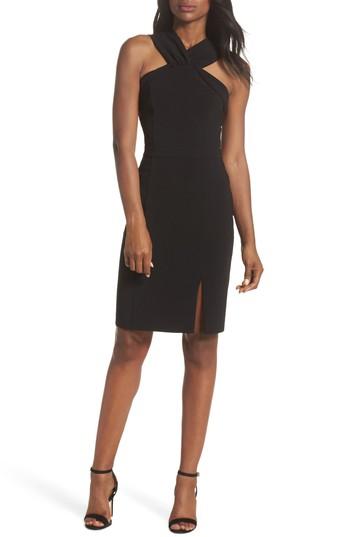 Women's Adelyn Rae Wanda Sleeveless Sheath Dress - Black