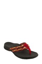 Women's Taos Primo Flip Flop M - Red