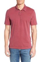 Men's James Perse Slim Fit Sueded Jersey Polo (m) - Pink
