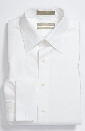 Nordstrom Smartcare Traditional Fit Dress Shirt White Pinpoint French