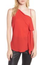 Women's Trouve Asymmetrical Sleeveless Top, Size - Red