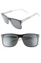Women's Bonnie Clyde Main 54mm Polarized Sunglasses - Castle Black