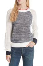 Women's Joie Colorblock Cotton Sweater - White