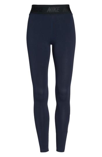 Women's Nike Leg-a-see High Waist Leggings - Blue