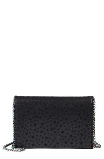 Chelsea28 Mini Stars Chain Faux Leather Clutch -