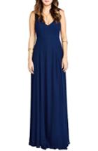 Women's Show Me Your Mumu Jen Maxi Gown, Size - Blue