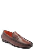 Men's Santoni Fergus Penny Loafer Ee - Brown