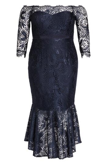Women's City Chic Estella Off The Shoulder Dress