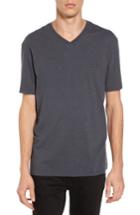 Men's Lacoste V-neck T-shirt (l) - Grey