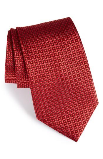 Men's Nordstrom Men's Shop Dot Grid Silk Tie