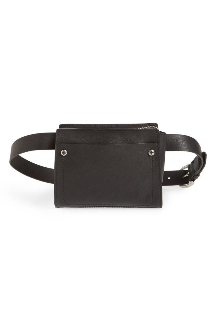Frye Leather Belt Bag - Black