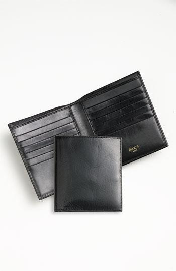 Men's Bosca 'old Leather' Credit Wallet - Black