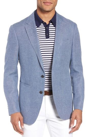 Men's Rodd & Gunn Enfield Way Linen & Wool Blazer - Blue