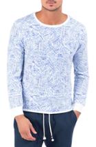 Men's Sol Angeles Habana Blues Fleece Pullover, Size - Blue