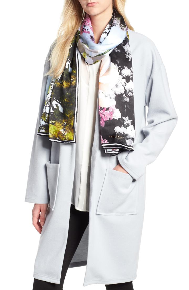 Women's Ted Baker London Windermere Long Silk Scarf