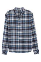 Men's O'neill Redmond Regular Fit Plaid Flannel Shirt - Blue