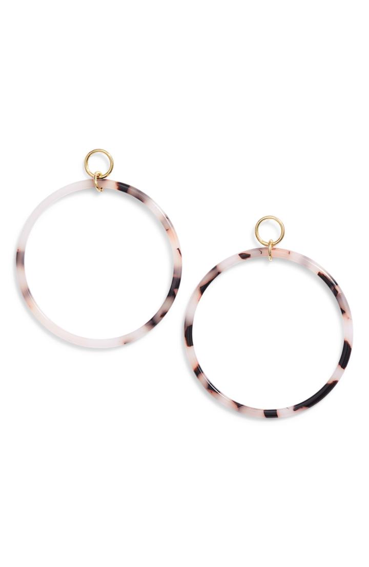 Women's Argento Vivo Femme Tortoise Double Hoop Earrings