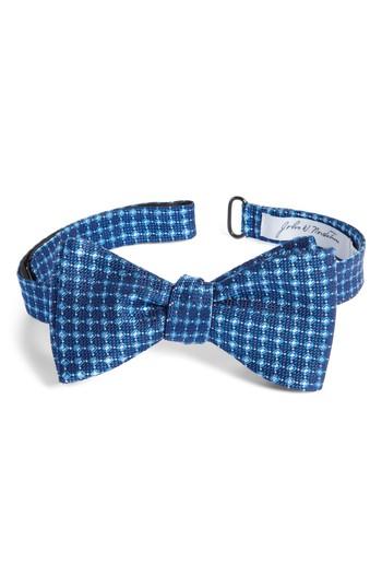 Men's Nordstrom Men's Shop Jacquard Silk Tie, Size - Blue