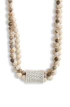 Women's Simon Sebbag Triple Strand River Stone Necklace