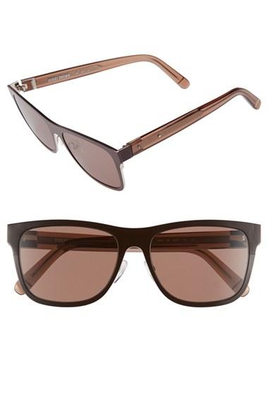 Women's Bobbi Brown 'the Zach' 56mm Retro Sunglasses - Brown Havana Honey