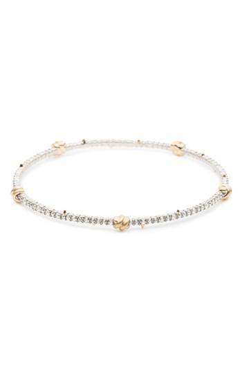 Women's Alexis Bittar Crystal Pave Knotted Bangle