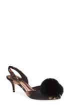 Women's Ted Baker London Mikali Yarn Pouf Sandal .5 M - Black