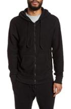 Men's Goodlife Terrycloth Cotton Blend Zip Hoodie - Black