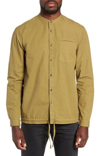 Men's Ymc Ripstop Beach Shirt - Green