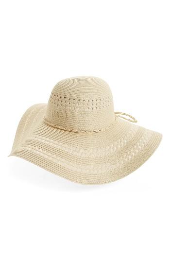 Women's Fits Floppy Woven Straw Hat -