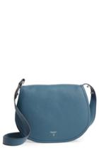 Serapian Milano Small Valeria Leather Crossbody Bag - Blue