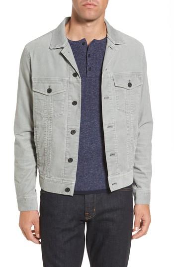 Men's Michael Bastian Pigment Dyed Stretch Corduroy Jacket, Size - Green