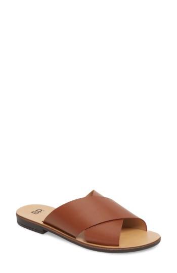 Women's Bp. Twist Cross Strap Sandal M - Brown