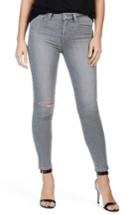 Women's Paige Transcend - Hoxton High Waist Ankle Skinny Jeans - Grey